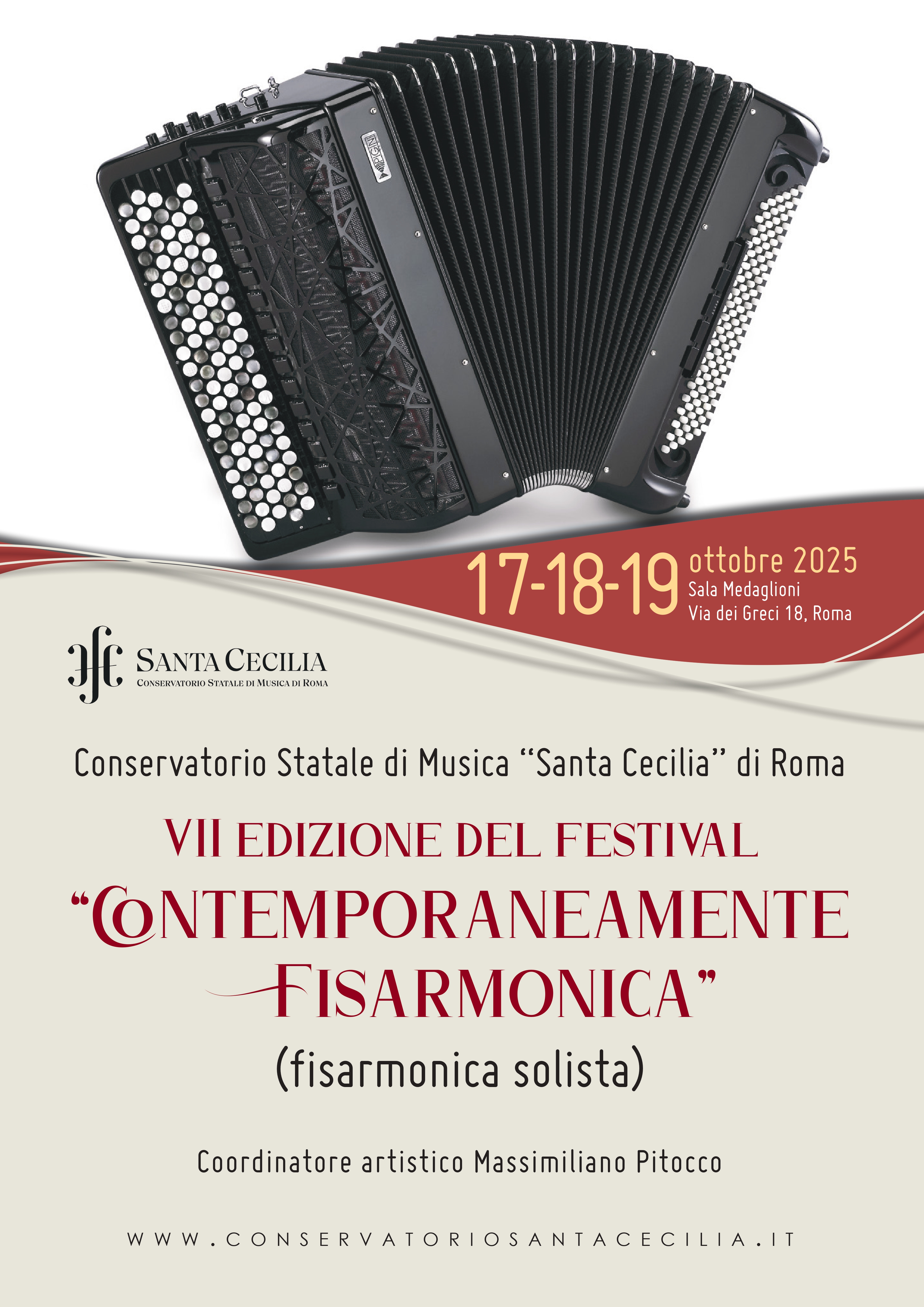 Premiere of Outlines Op. 27 No. 3 at Contemporaneamente Fisarmonica